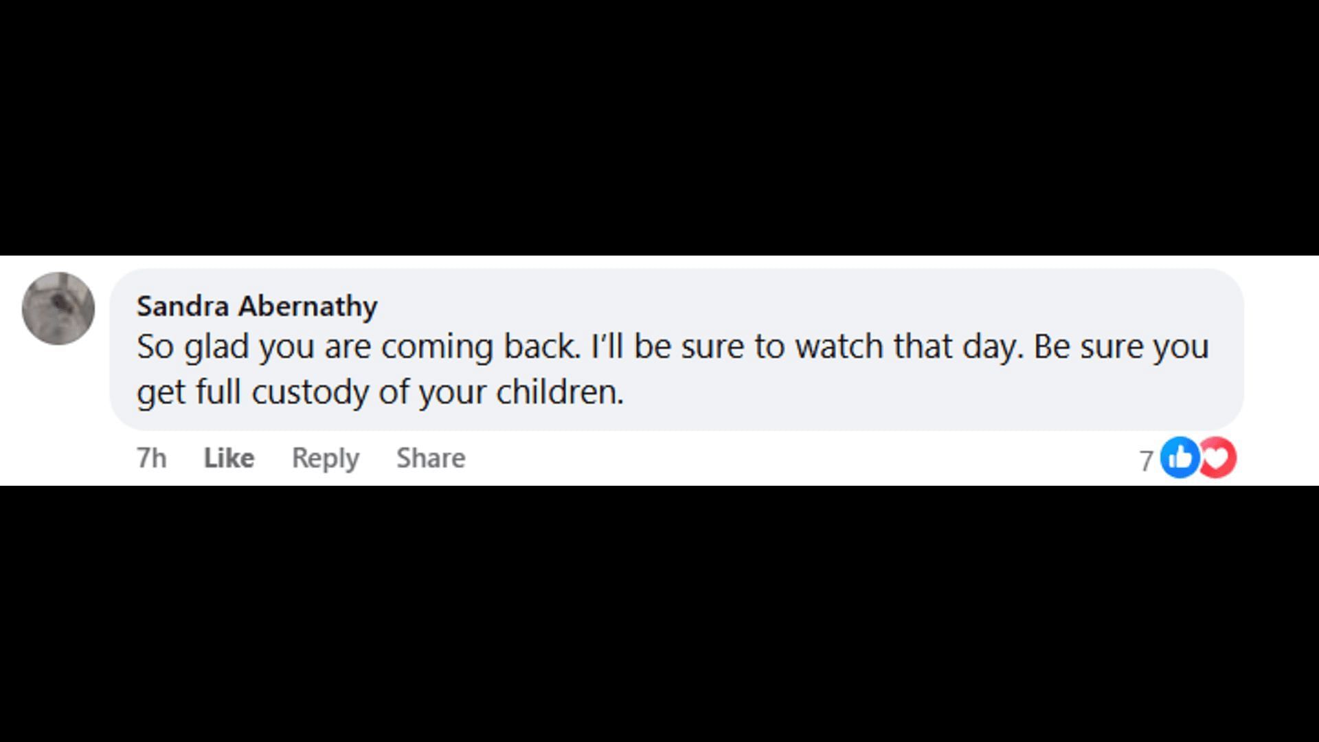 A post made by a fan, talking about Michael's return (Image via Facebook/General Hospital Fans - Official)